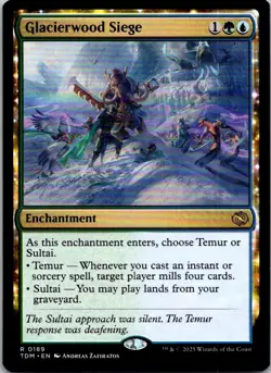 Magic the Gathering Glacierwood Siege Tarkir: Dragonstorm MTG Free Shipping - Image 1