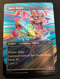 Rover Blades - Foil - Borderless - DFT - MTG - NM - EN - 0331 - Image 1