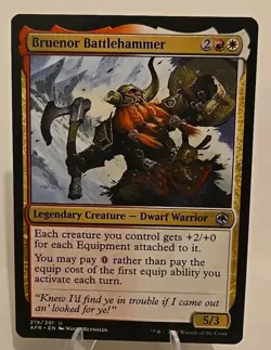 Bruenor Battlehammer MTG Adventures in the Forgotten Realms Regular - Image 1