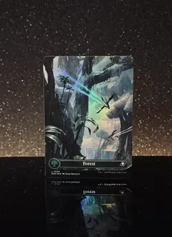 Forest #0266 EOE L (Borderless) (FOIL) - MTG Edge of Eternities - Image 1