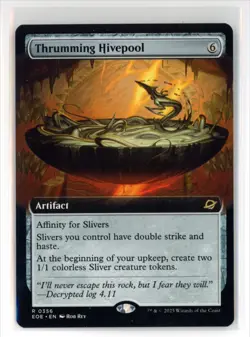 MtG EoE Thrumming Hivepool #356 Extended Art Non-Foil - Image 1