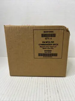 Magic the Gathering Fallout COMMANDER DECK DISPLAY CASE Set of 4 Sealed D2 - Image 1