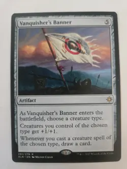 Vanquisher's Banner 251/279 Ixalan XLN MTG Card in Near Mint Condition - Image 1