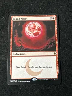 MTG Blood Moon Masters 25 Rare NM A25 122/249 Magic The Gathering Regular - Image 1