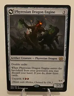 Phyrexian Dragon Engine MTG The Brothers' War Regular - Image 1