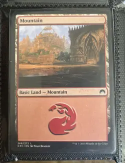 MAGIC THE GATHERING MOUNTAIN (266/272) - MAGIC ORGINS - BASIC LAND - Image 1