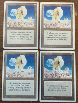 Vintage WINTER ORB Revised Edition NM- MTG Magic the Gathering Card X4 - Image 1