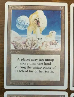 Vintage WINTER ORB Revised Edition NM- MTG Magic the Gathering Card X4 - Image 2