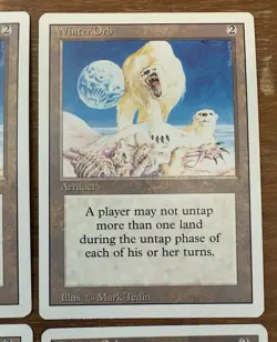 Vintage WINTER ORB Revised Edition NM- MTG Magic the Gathering Card X4 - Image 3