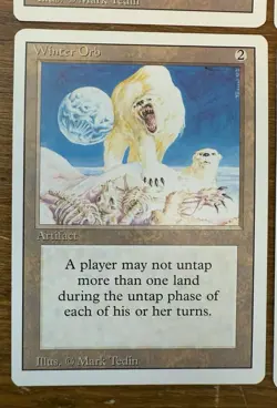 Vintage WINTER ORB Revised Edition NM- MTG Magic the Gathering Card X4 - Image 4