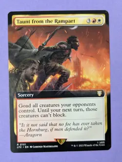 MTG: Tales of Middle-earth Commander: Taunt from the Rampart #0151 Rare - NM - Image 1