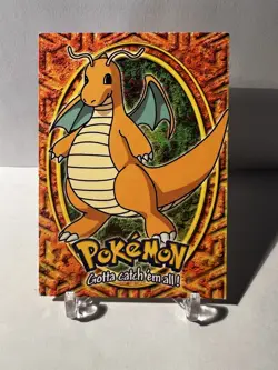 Dragonite #149 E12 of 12 Blue Logo TV Animation Edition Pokemon - Topps MP - Image 1