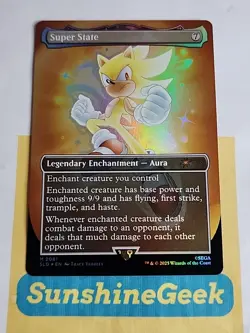 Super State (Rainbow Foil) Sonic Secret Lair Drop Foil - Image 1
