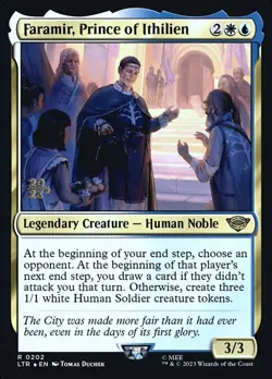 Mint/Near-Mint, English - 1 x MTG Faramir, Prince of Ithilien - Prerelease Foil - Image 1