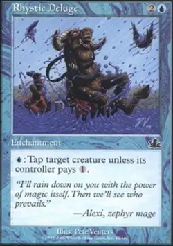 [1x] Rhystic Deluge - Foil Slight Play, English Prophecy MTG Magic - Image 1
