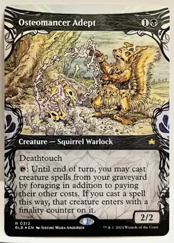 Osteomancer Adept (Showcase) -#312-Bloomburrow-FOIL-NM - Image 1