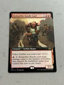 Hobgoblin Bandit Lord #379 FOIL Extended Art MTG Adventures Forgotten Realms NM - Image 3