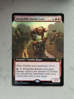 Hobgoblin Bandit Lord #379 FOIL Extended Art MTG Adventures Forgotten Realms NM - Image 4