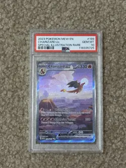 Pokemon TCG Charizard EX Holo Card PSA 10, 199/165, Scarlet & Violet 151 - Image 1