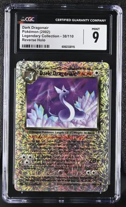 CGC 9 MINT Dark Dragonair Legendary (Collection) 38/110 Reverse Holo Pokemon - Image 1