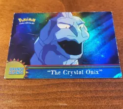 "The Crystal Onix" OR4 RAINBOW FOIL Topps MP Pokemon RARE - Image 1