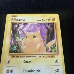 Pokemon TCG Pikachu Evolutions 35/108 Cracked Ice Holo LP. - Image 3