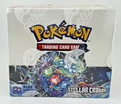Pokemon TCG Stellar Crown Booster Box Factory Sealed New - Image 1