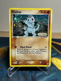 Machop 57/92 Reverse Holo Foil Stamped 2006 EX Legend Maker Pokemon Card HP - Image 1