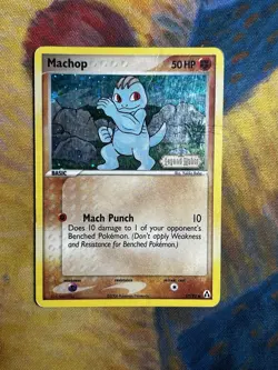 Machop 57/92 Reverse Holo Foil Stamped 2006 EX Legend Maker Pokemon Card HP - Image 2