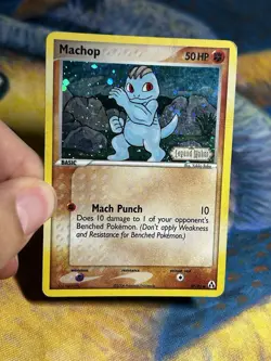 Machop 57/92 Reverse Holo Foil Stamped 2006 EX Legend Maker Pokemon Card HP - Image 3