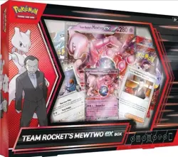 Pokemon Team Rocket's Mewtwo EX Collection Box CASE (6 Boxes) Factory Sealed - Image 1