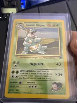 Pokemon TCG Giovanni's Nidoqueen 23/132 Gym Challenge Regular - LP B48 - Image 1