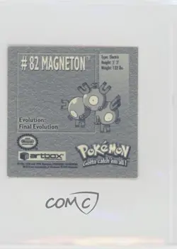 Magneton Artbox Pokemon Stickers Series 1 #82 1999 tv5 - Image 2