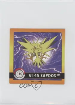 Zapdos Artbox Pokemon Stickers Series 1 #145 1999 12gr - Image 1