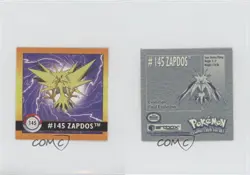 Zapdos Artbox Pokemon Stickers Series 1 #145 1999 12gr - Image 3