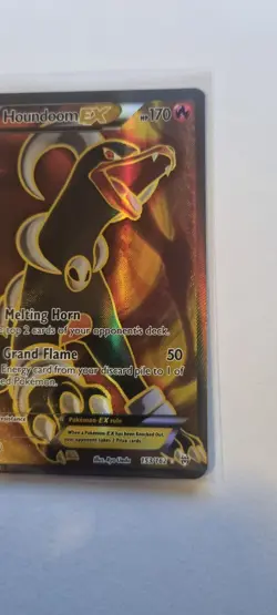 Houndoom EX (Full Art) 153/162 Breakthrough Holo 2015 Pokemon Card - Image 3