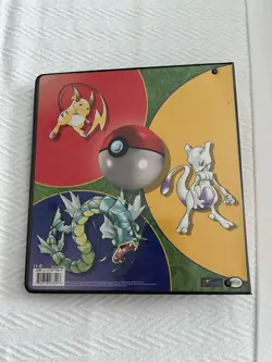 Vintage 1999 Pokemon TCG 3 Ring Binder Snorlax - Image 2