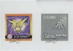 Zapdos Artbox Pokemon Stickers Series 1 #145 1999 06on - Image 3