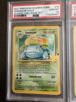 PSA 10 Pokemon Card Celebrations Charizard, Blastoise & Venusaur Trio Lot - Image 5