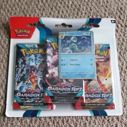Pokemon TCG: Paradox Rift 3 Pack Blister - Arctibax - Scarlet And Violet - Image 1