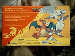 POKEMON Reshiram & Charizard GX Tag Team Premium Collection Box Sealed - Image 2