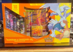 POKEMON Reshiram & Charizard GX Tag Team Premium Collection Box Sealed - Image 1