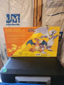 POKEMON Reshiram & Charizard GX Tag Team Premium Collection Box Sealed - Image 2