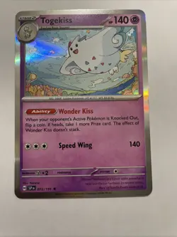 Holo Rare Togekiss [072/191] NM - Pokemon TCG Scarlet & Violet: Surging Sparks - Image 1