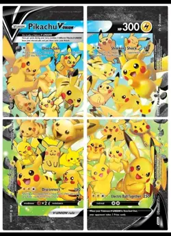 Pokemon Pikachu V-Union [Set of 4] SWSH: Sword & Shield Promo Cards ENGLISH - Image 1