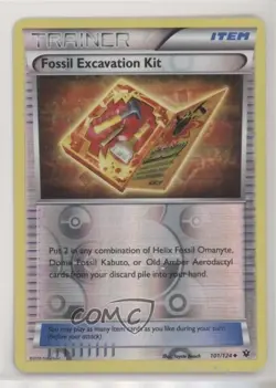 Fossil Excavation Kit Reverse Foil Pokemon XY Fates Collide #101 - Image 1