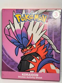 McDonalds 2024 Pokemon Cards And Sticker Box #3 Koraidon - Image 1