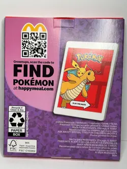 McDonalds 2024 Pokemon Cards And Sticker Box #3 Koraidon - Image 2