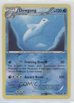 Dewgong Reverse Foil Pokemon XY Fates Collide #16 - Image 1