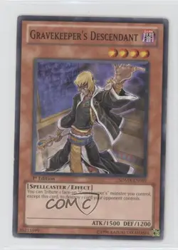 Gravekeeper's Descendant 1st Ed. YuGiOh Marik Structure Deck #SDMA-EN019 2010 - Image 1